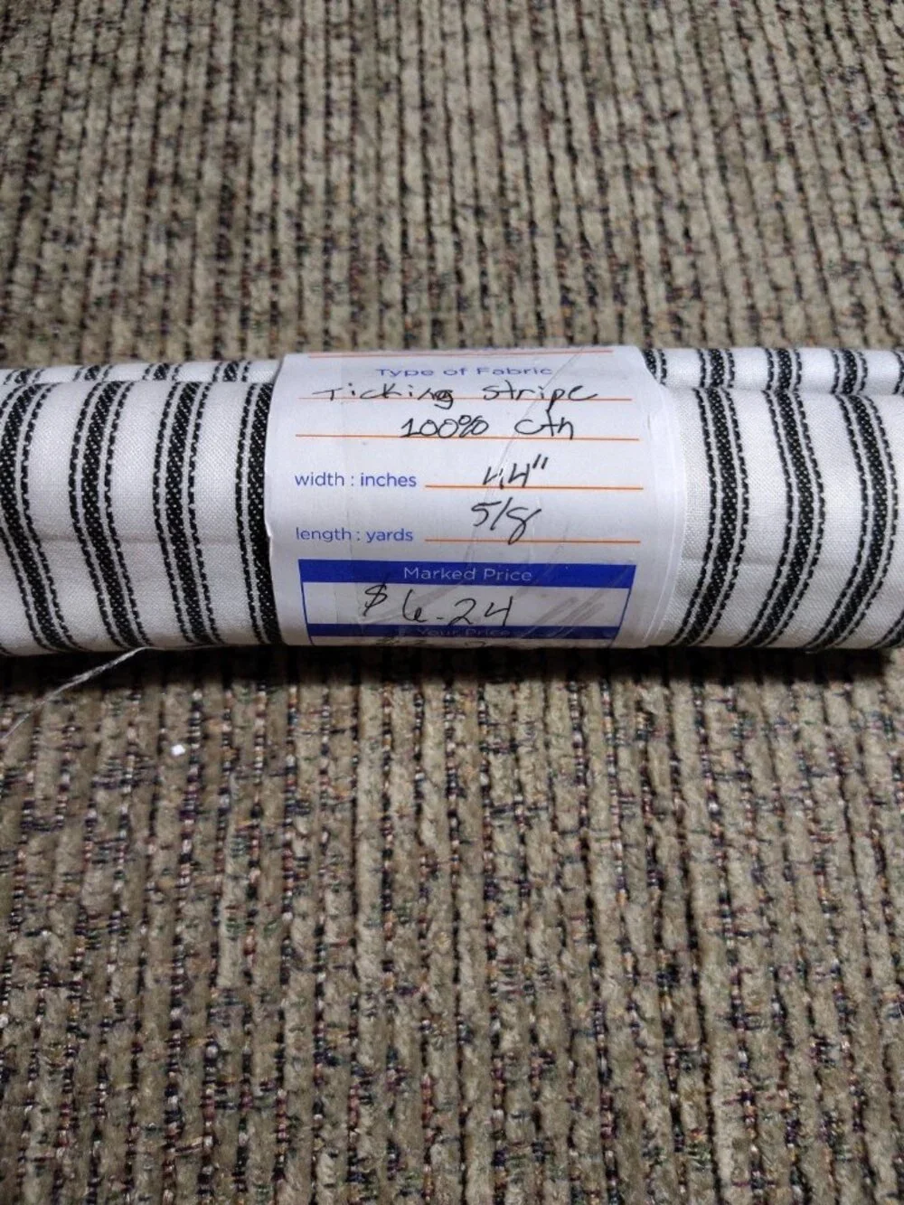 Fabric Remnant Type, Size, Color, Material And Manufacturer Varies See Pictures